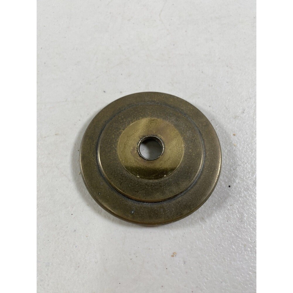 Vintage Brass Round Table Lamp Parts #216